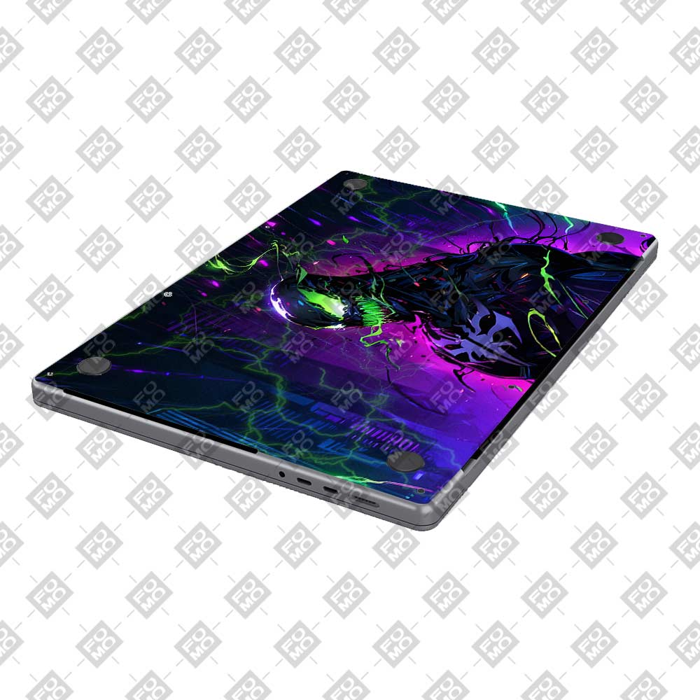 Venom Chaos Surge MacBook Air 13 M3 2024 3D Laptop Skin
