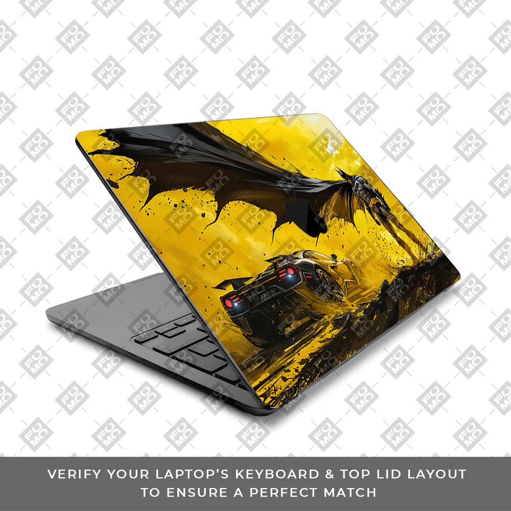 Dark Knight Velocity MacBook Air 13 M4 2025 Laptop Skin