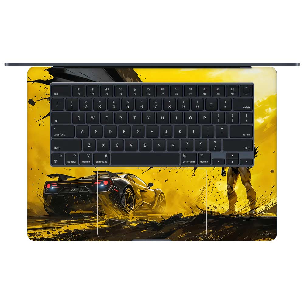 Dark Knight Velocity MacBook Air 15 M4 2025 Laptop Skin