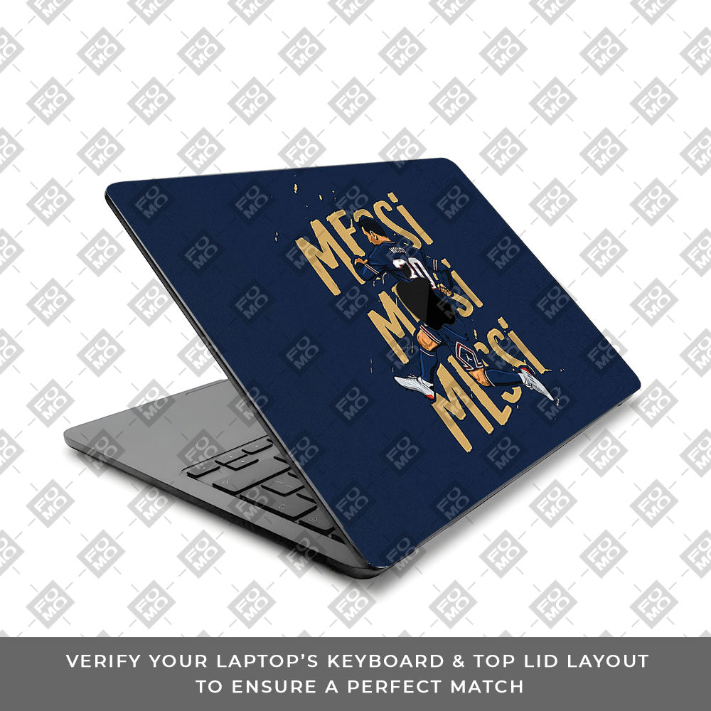 Messi Motion Masterpiece MacBook Air 13 M2 2022 Laptop Skin