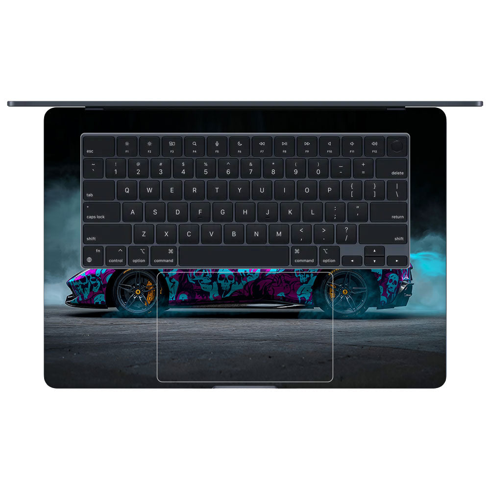 Psycho Drive Ferrari 488 MacBook Air 15 M4 2025 Laptop Skin