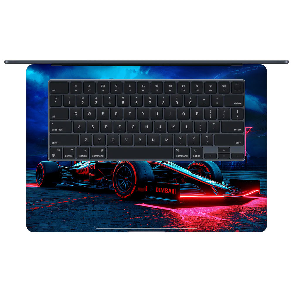 Fututristic Formula 1 MacBook Air 15 M3 2024 Laptop Skin