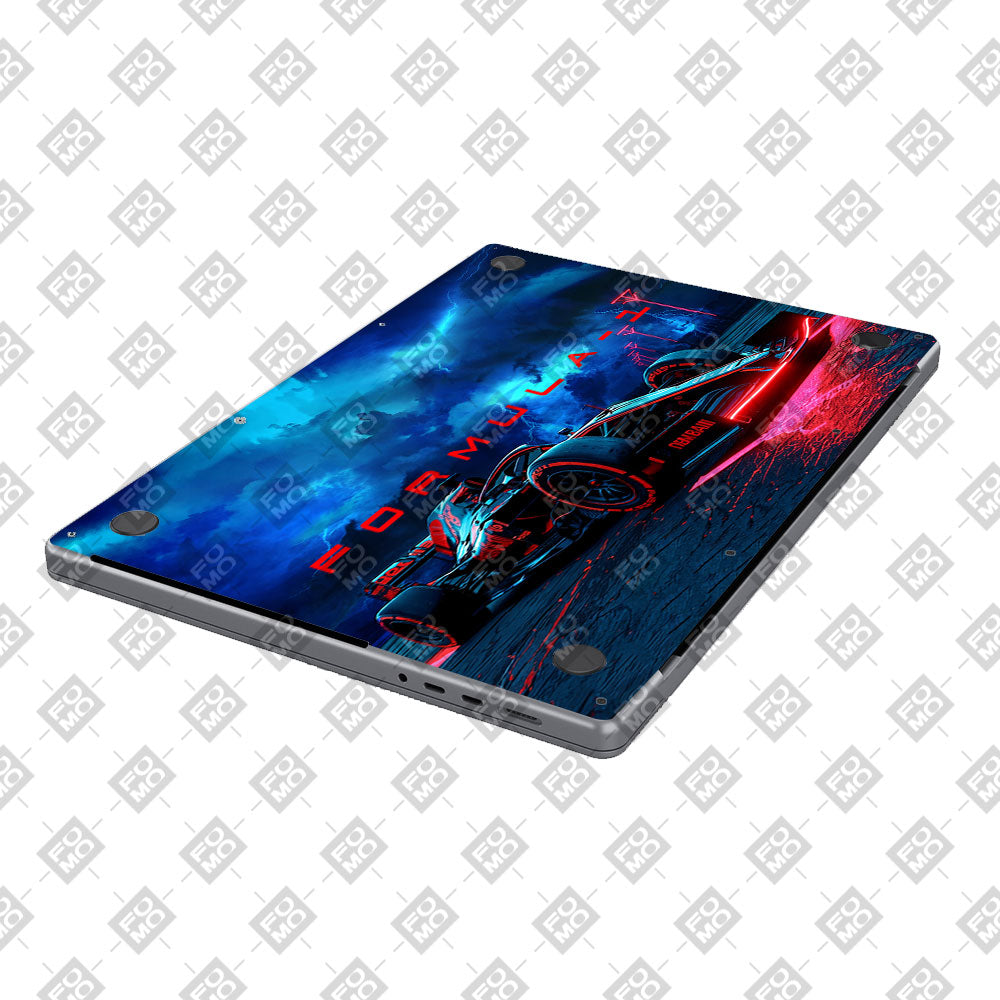 Fututristic Formula 1 MacBook Air 13 M4 2025 Laptop Skin