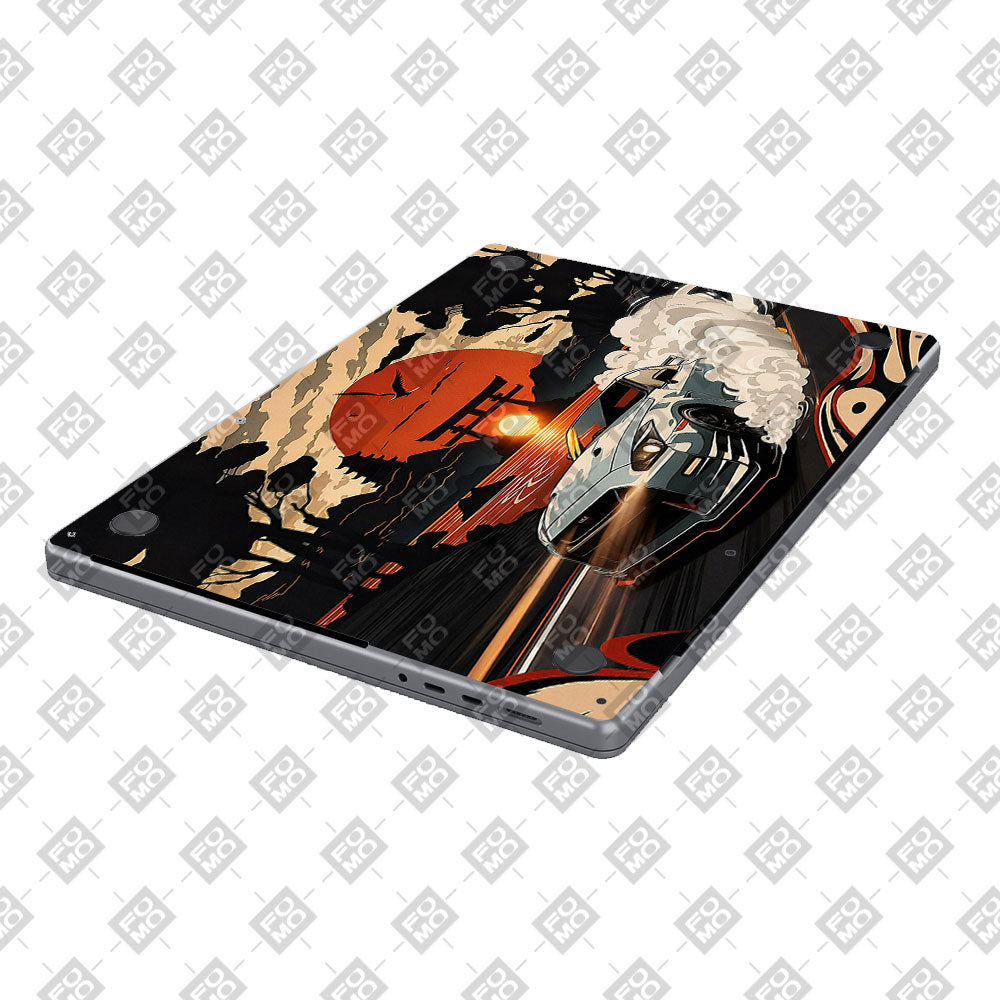 Samurai Rising Sun GTR MacBook Air 13 M4 2025 Laptop Skin