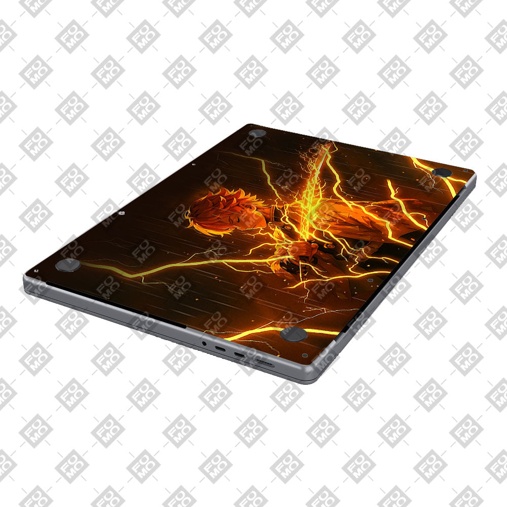 Thunder Soul Lightning Zenitsu MacBook Air 15 M4 2025 Laptop Skin