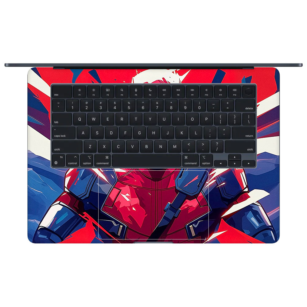 Deadpool Power Burst MacBook Air 15 M4 2025 Laptop Skin