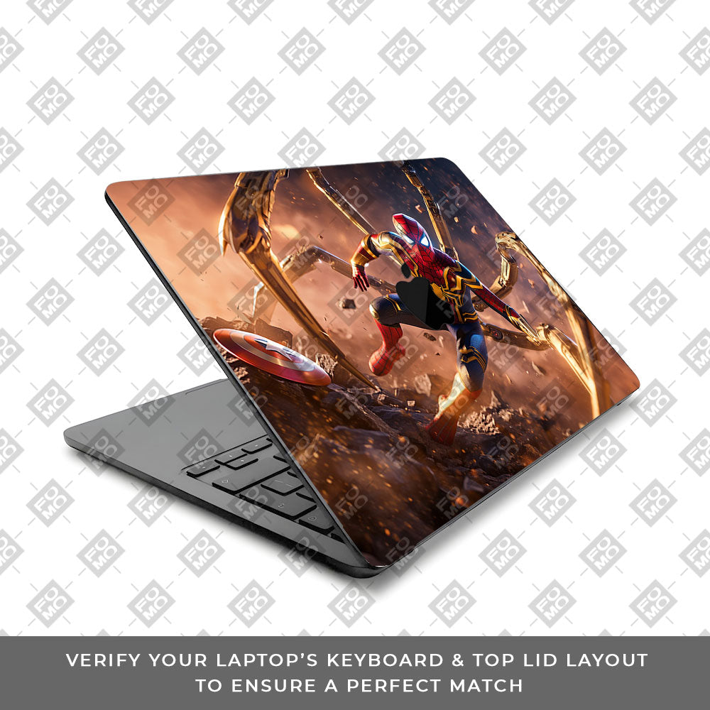 Spider Man Mech Arms MacBook Air 15 M4 2025 Laptop Skin