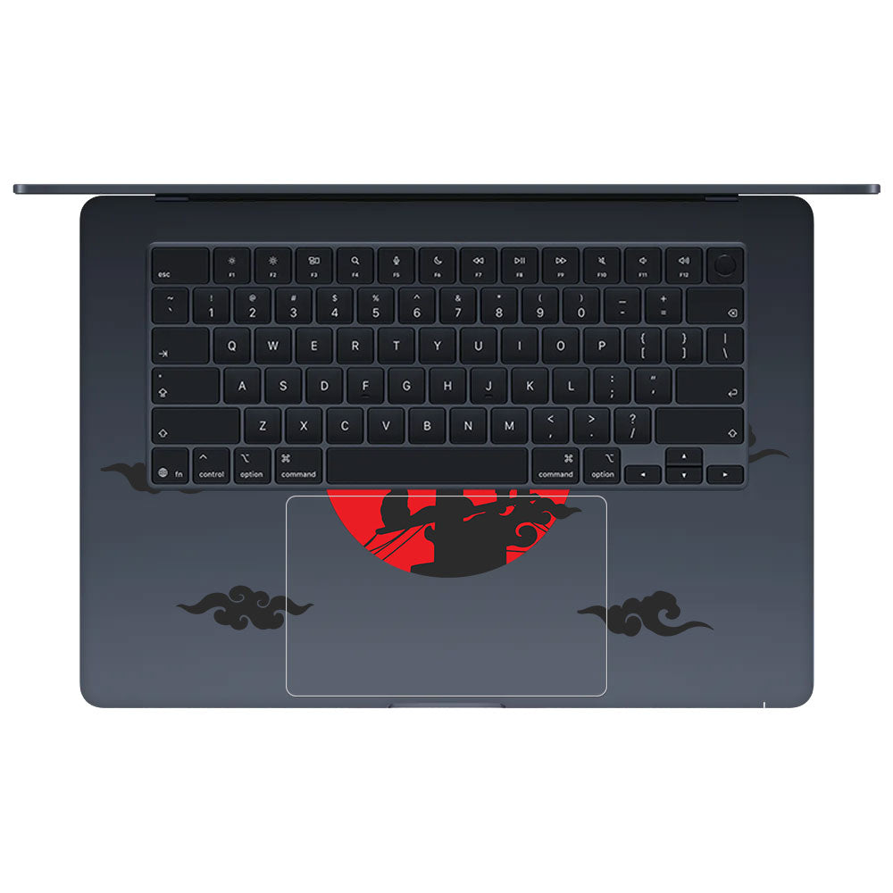 Transparent Moonlit Ninja Macbook Air 15 M5 2026 Laptop Skin