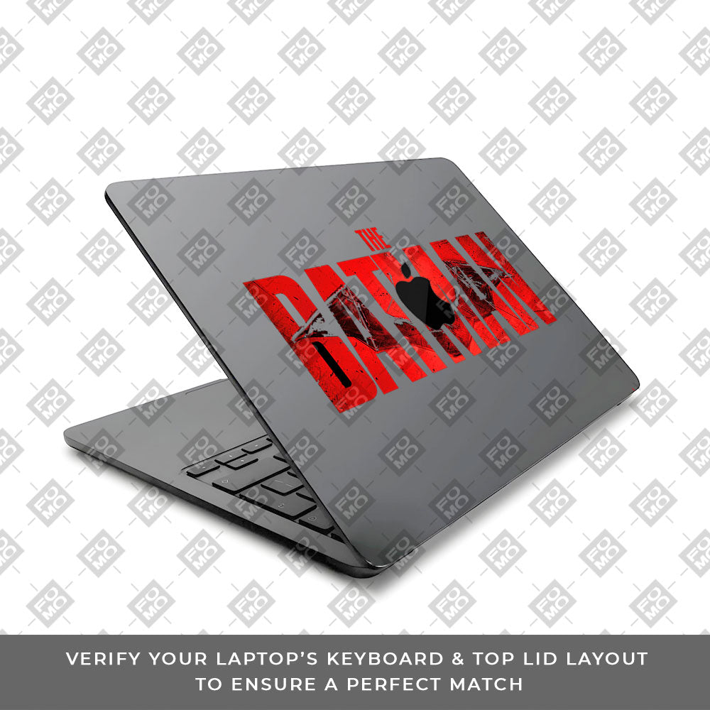 Transparent The Batman Macbook Air 13 M5 2026 Laptop Skin