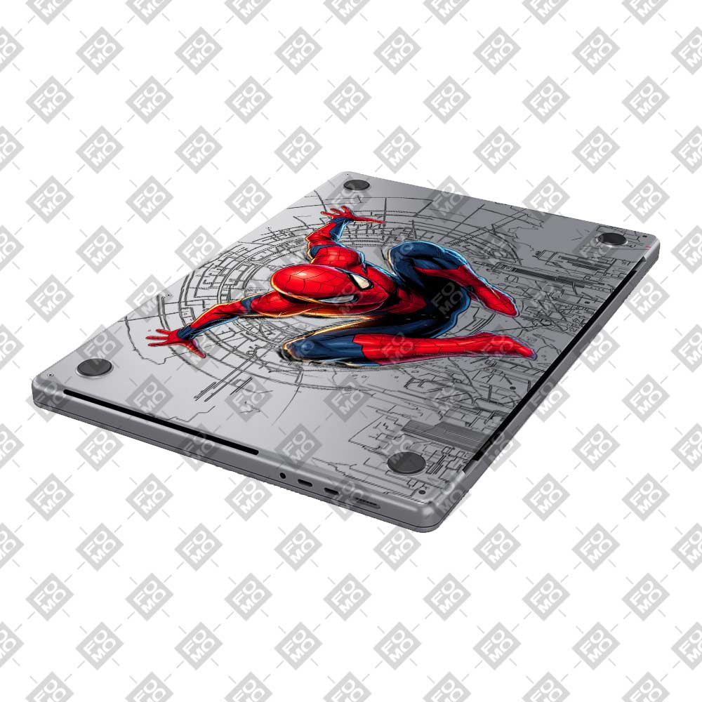 Transparent Web of Destiny Macbook Air 15 M5 2026 Laptop Skin