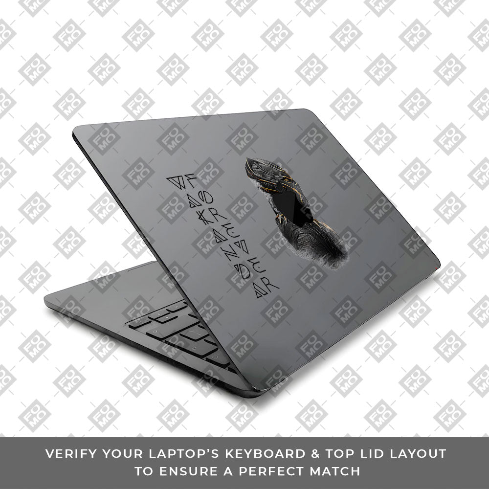 Transparent Wakanda Forever Macbook Air 13 M5 2026 Laptop Skin