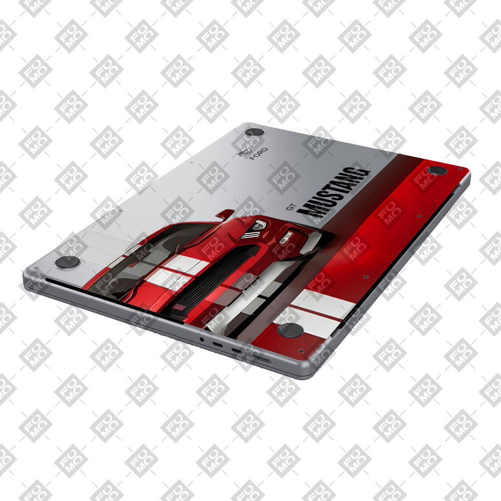 Transparent Mustang Power Macbook Air 15 M5 2026 Laptop Skin