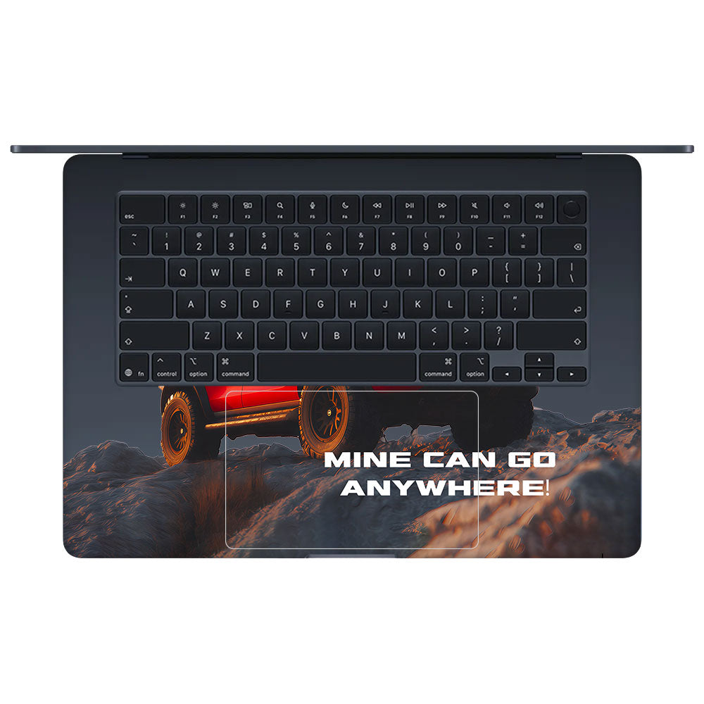 Transparent Off-Road Beast Macbook Air 15 M5 2026 Laptop Skin