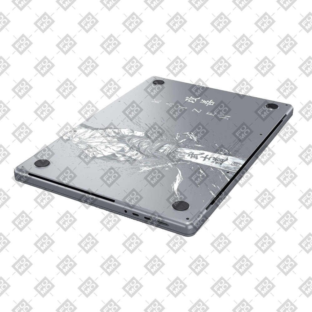 Transparent Kaizen Samurai Sword Macbook Air 15 M5 2026 Laptop Skin