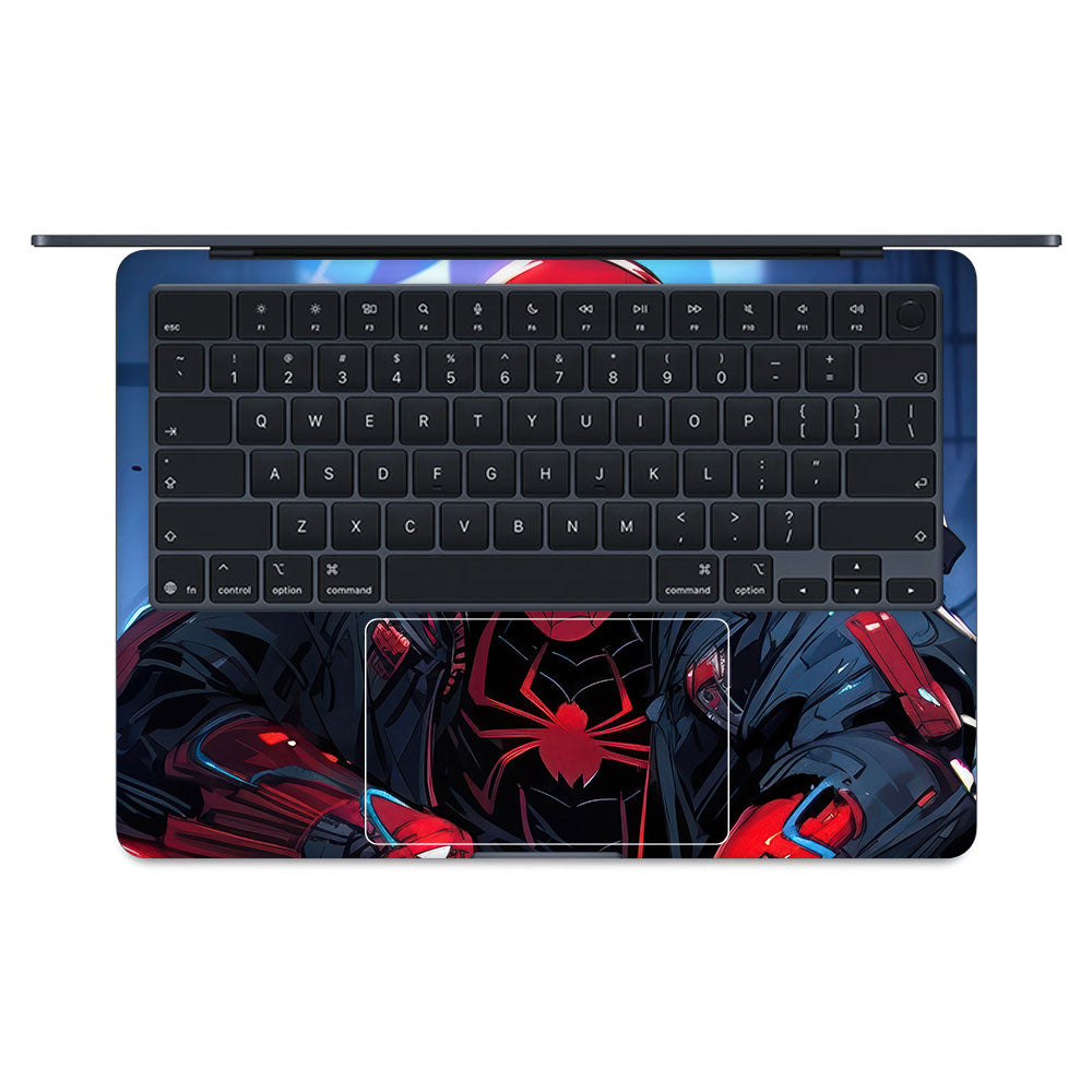 Spiderman Classic Macbook Air 13 M5 2026 3D Laptop Skin