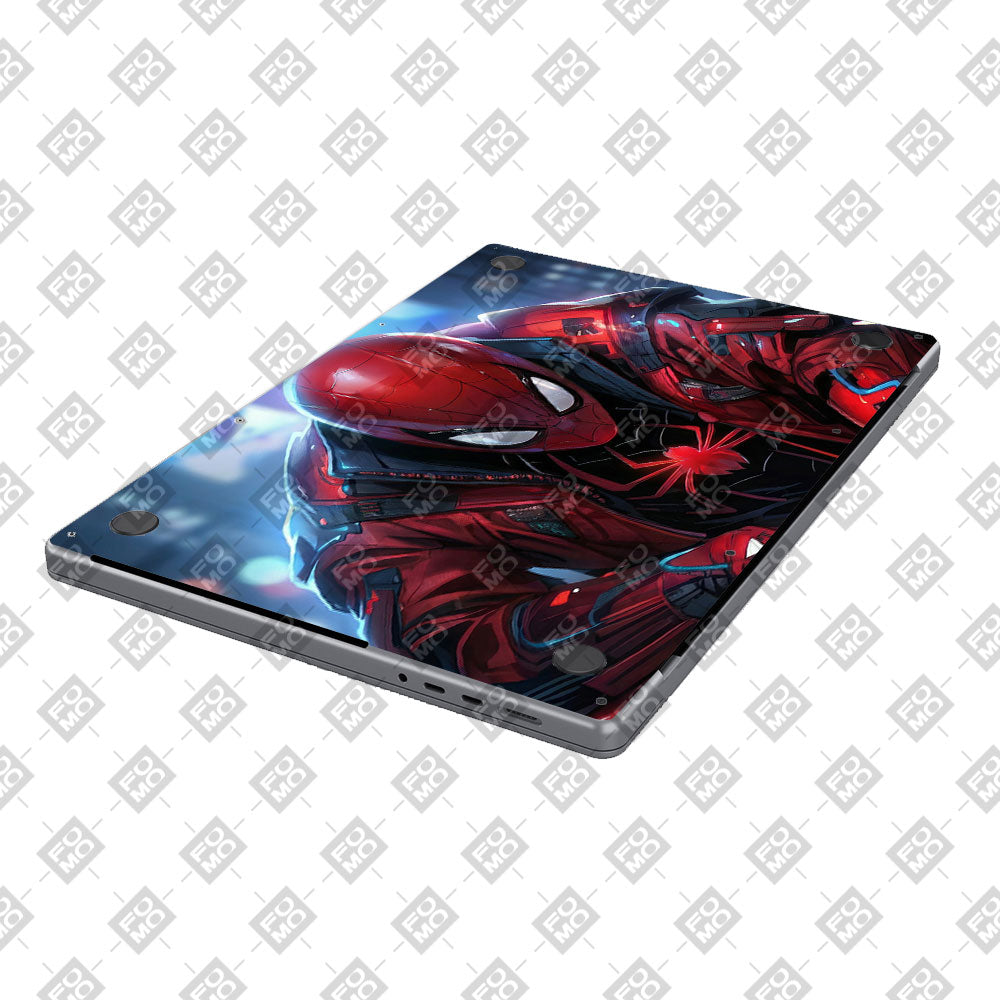 SpiderMan High Tech Hero Macbook Air 15 M5 2026 3D Laptop Skin
