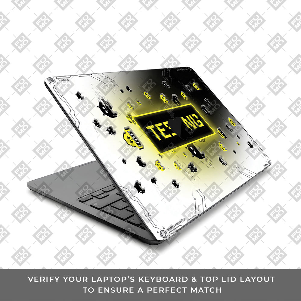 Testing Under Attack Macbook Air 15 M5 2026 3D Laptop Skin