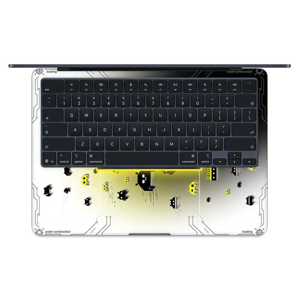 Testing Under Attack Macbook Air 13 M5 2026 3D Laptop Skin