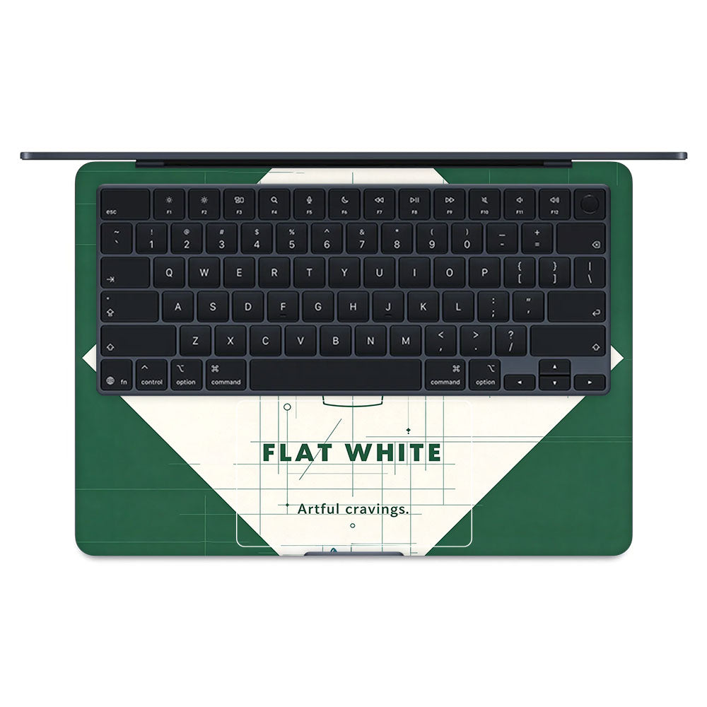 Libra Flat White MacBook Air 13 M5 2026 3D Laptop Skin