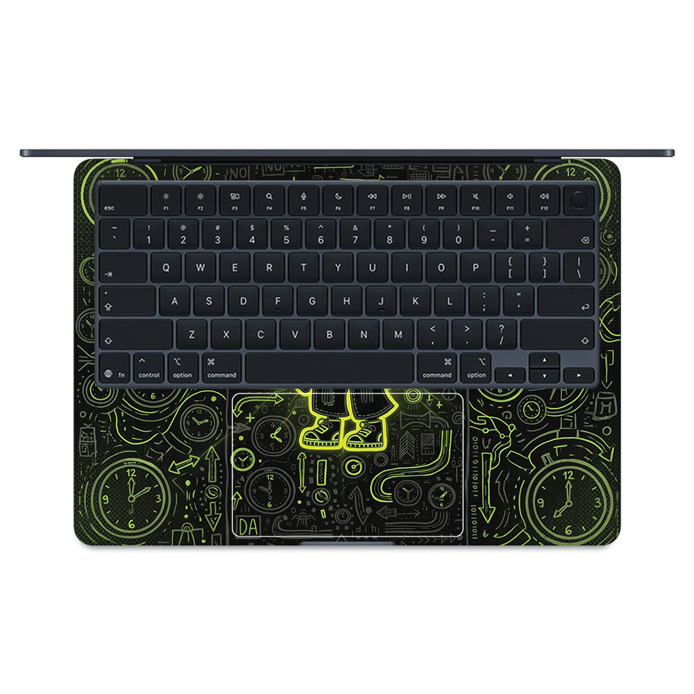 Watch Dog Alert Macbook Air 13 M5 2026 3D Laptop Skin