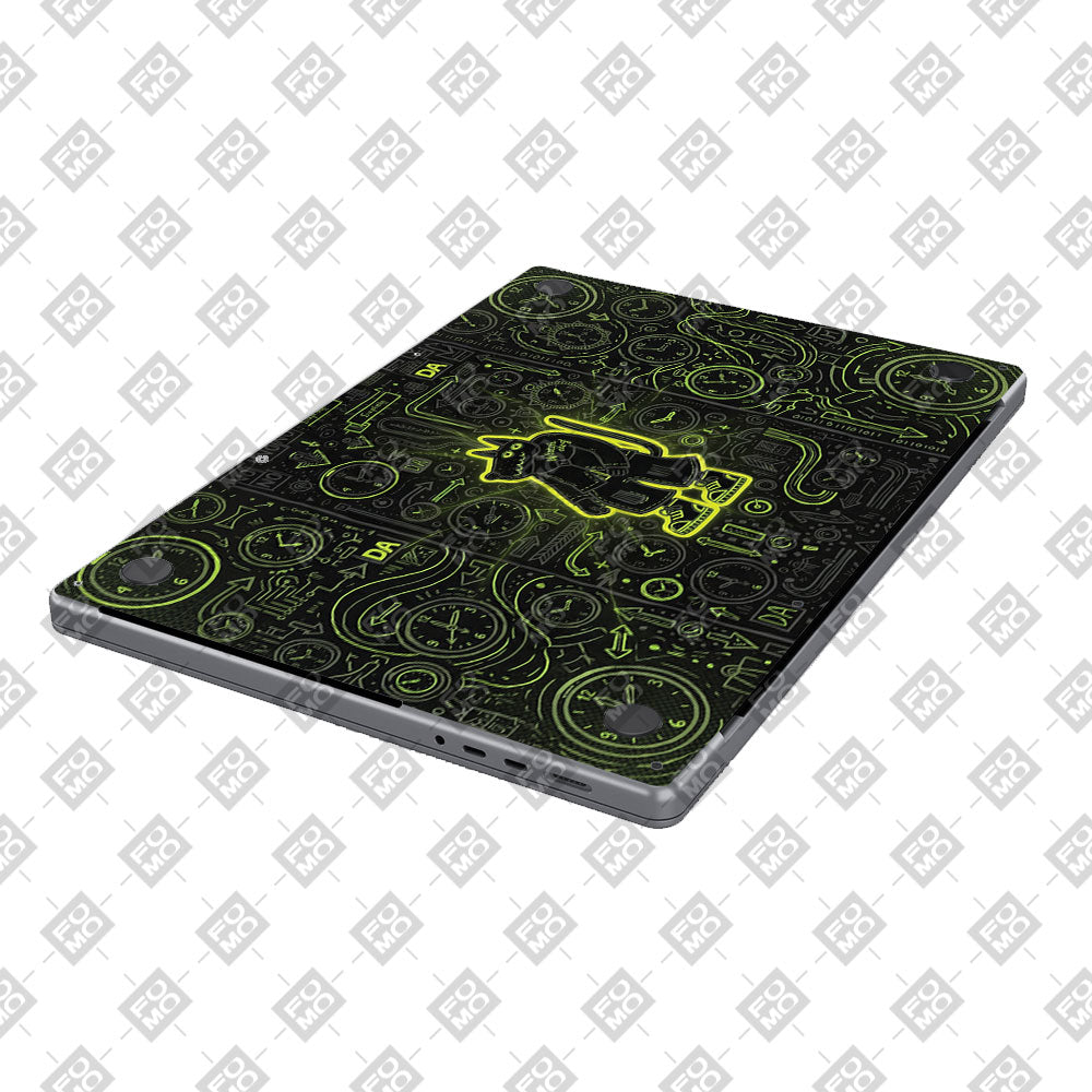 Watch Dog Alert Macbook Air 13 M5 2026 3D Laptop Skin