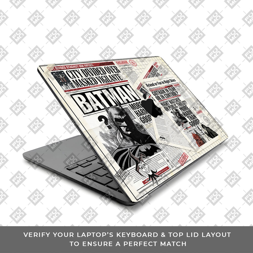 Batman Gotham's Legacy Macbook Air 15 M5 2026 3D Laptop Skin