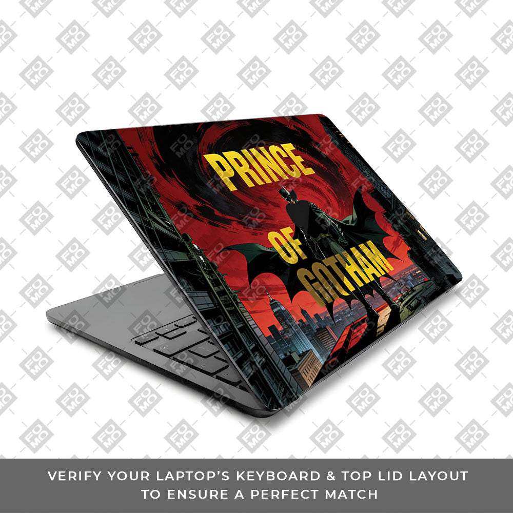 Prince of Gotham Macbook Air 15 M5 2026 3D Laptop Skin