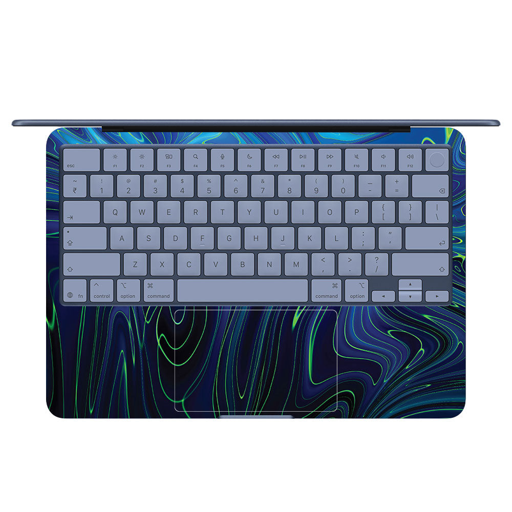 Cobalt Liquid Design MacBook Neo 13 Laptop Skin