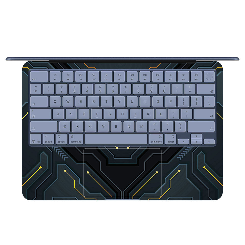 Futuristic Techno MacBook Neo 13 Laptop Skin