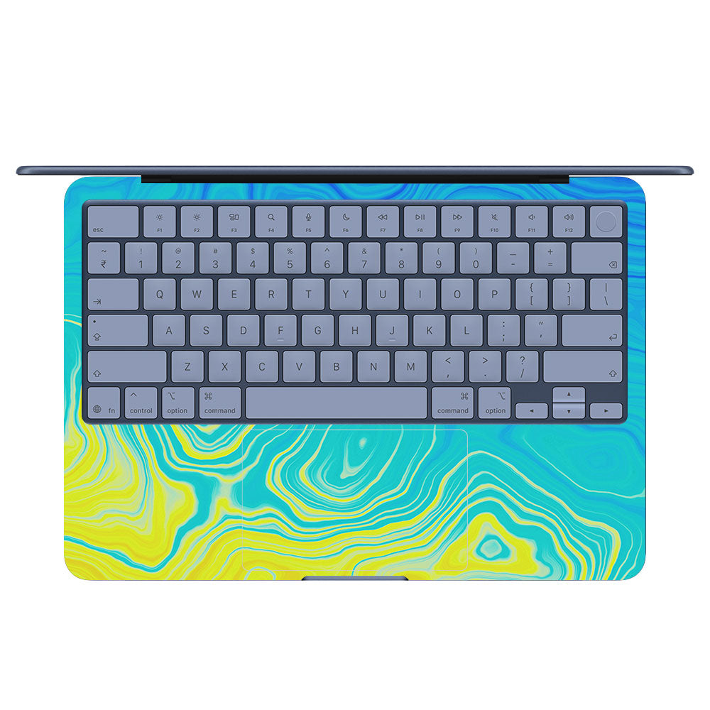Ocean Gradient Waves MacBook Neo 13 Laptop Skin