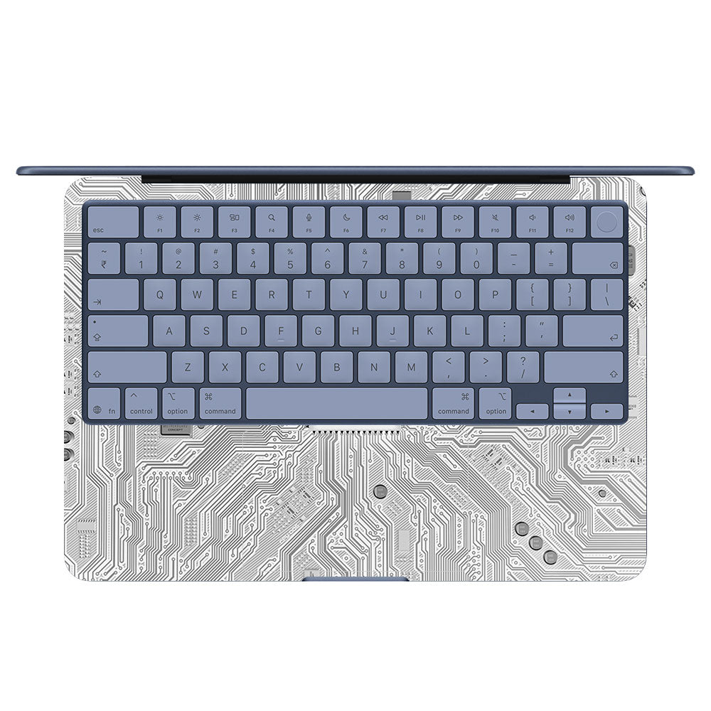 FOMO Circuit Light Mode MacBook Neo 13 Laptop Skin
