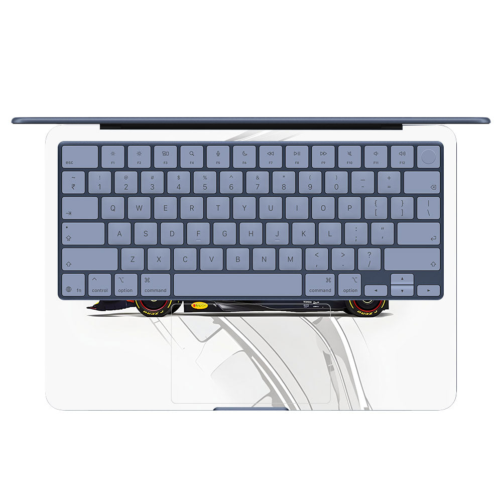 Red Bull Racing in Action MacBook Neo 13 Laptop Skin