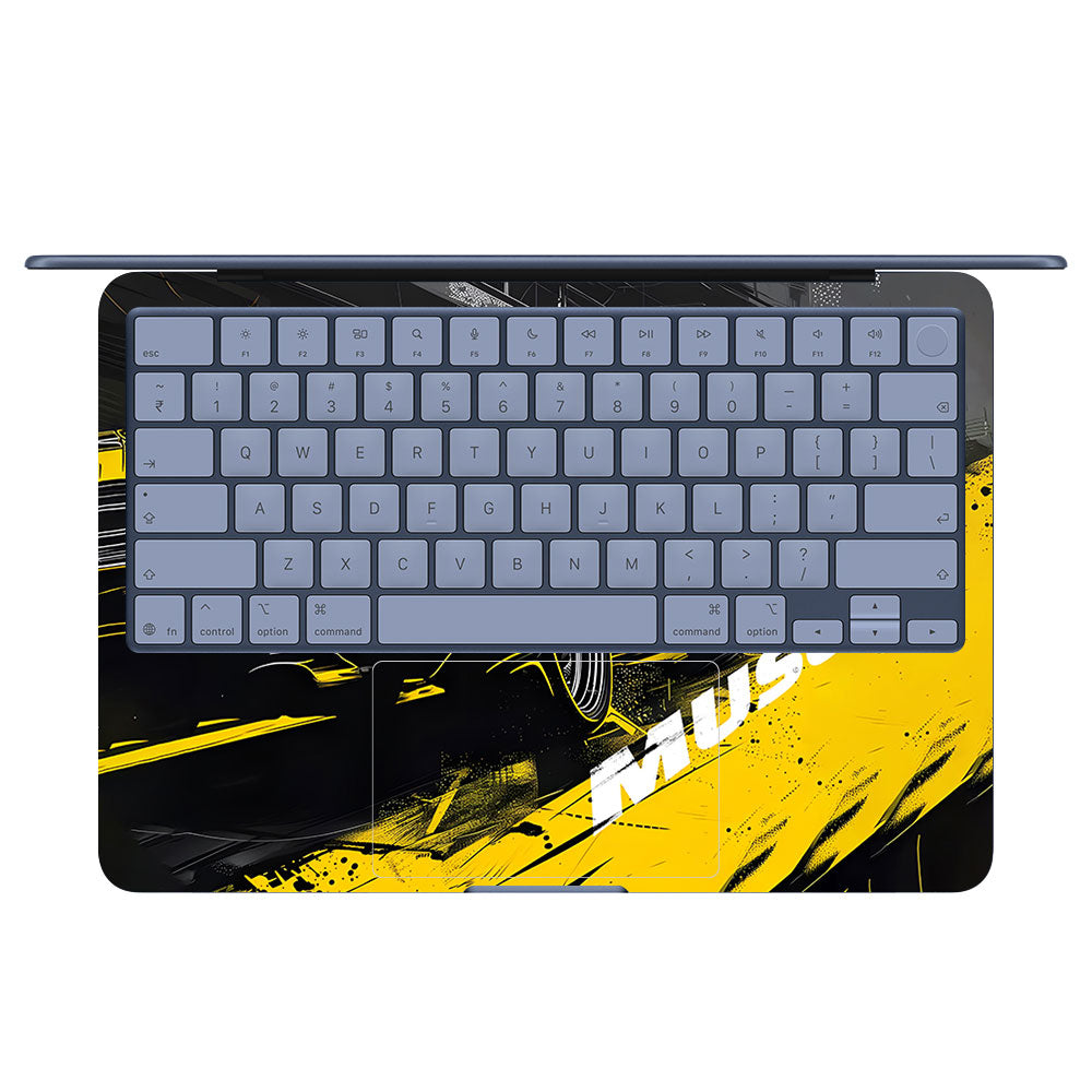 Black Muscle MacBook Neo 13 Laptop Skin