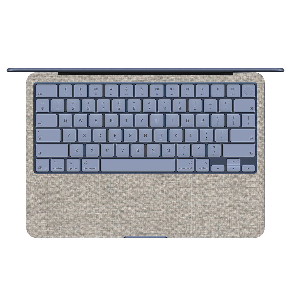 Textured Fabric Grey MacBook Neo 13 Laptop Skin