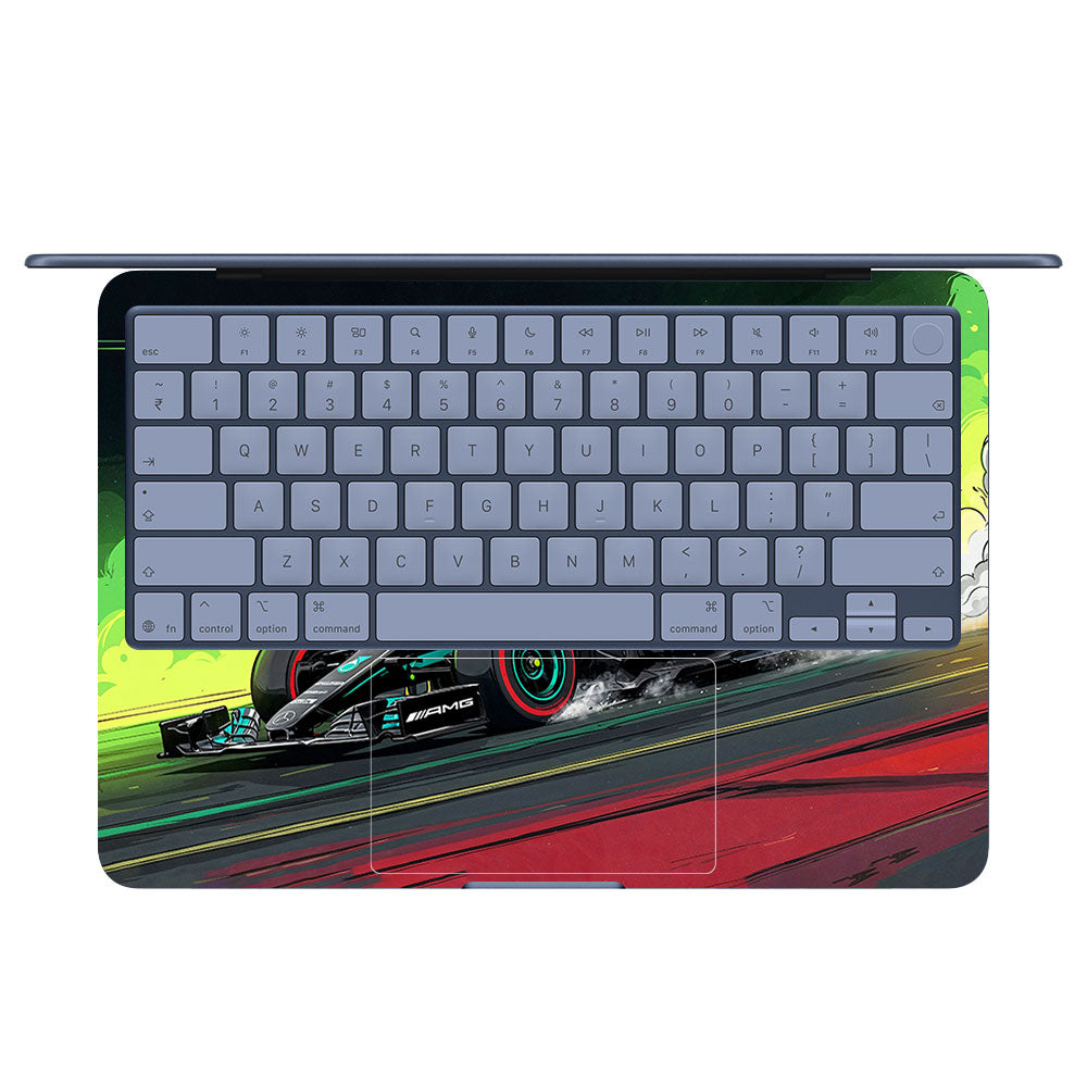 W15 F1 Red Bull x AMG Velocity MacBook Neo 13 Laptop Skin