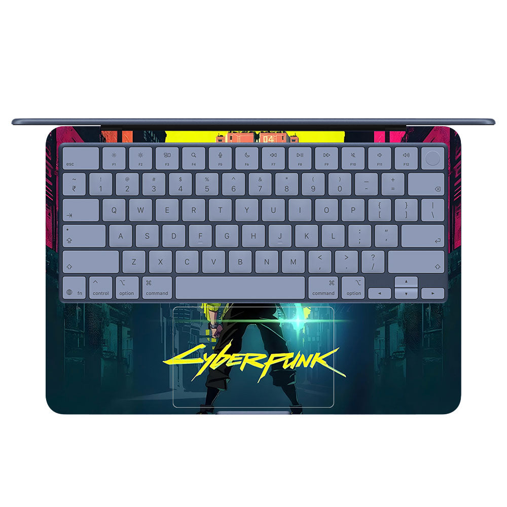 Cyberpunk Uprising MacBook Neo 13 Laptop Skin