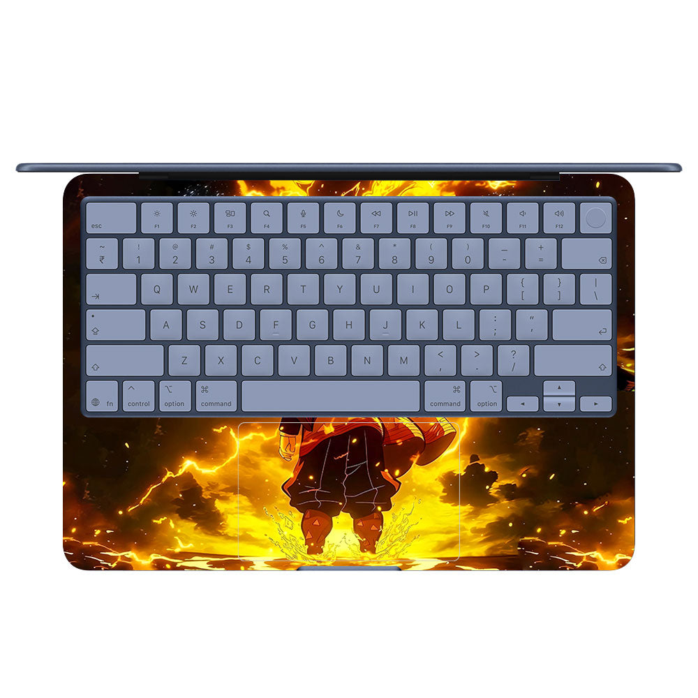 Zenitsu Lightning Strike MacBook Neo 13 Laptop Skin