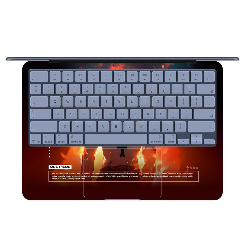 Fire Fist Ace MacBook Neo 13 Laptop Skin