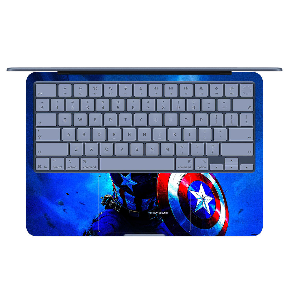 Shield of Justice Captain America MacBook Neo 13 Laptop Skin