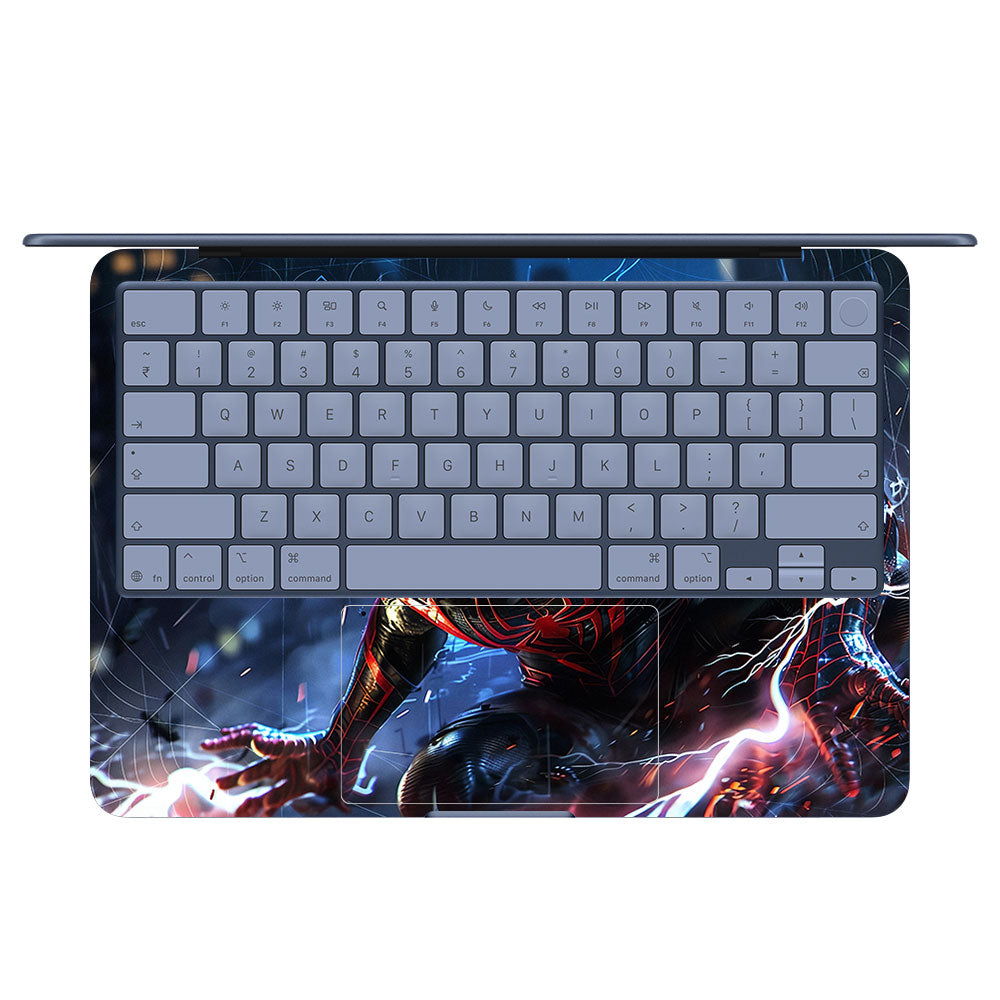 Miles Morales Shockwave MacBook Neo 13 Laptop Skin