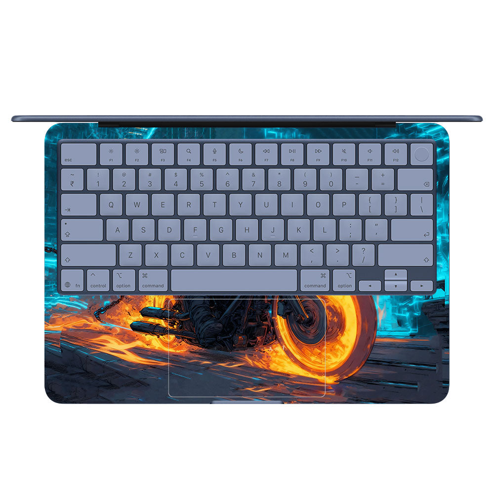 Hellfire Rider MacBook Neo 13 Laptop Skin