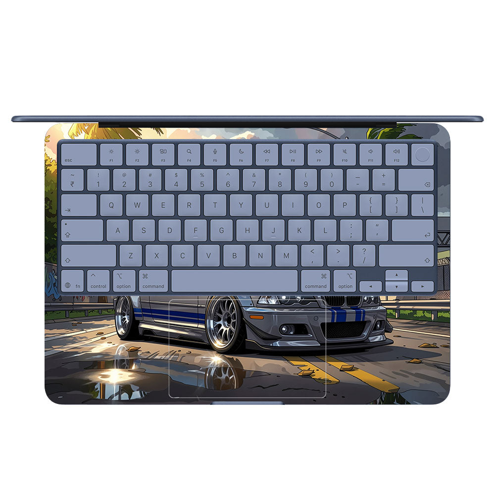 Street Icon BMW E46 Drift Legend MacBook Neo  Laptop Skin
