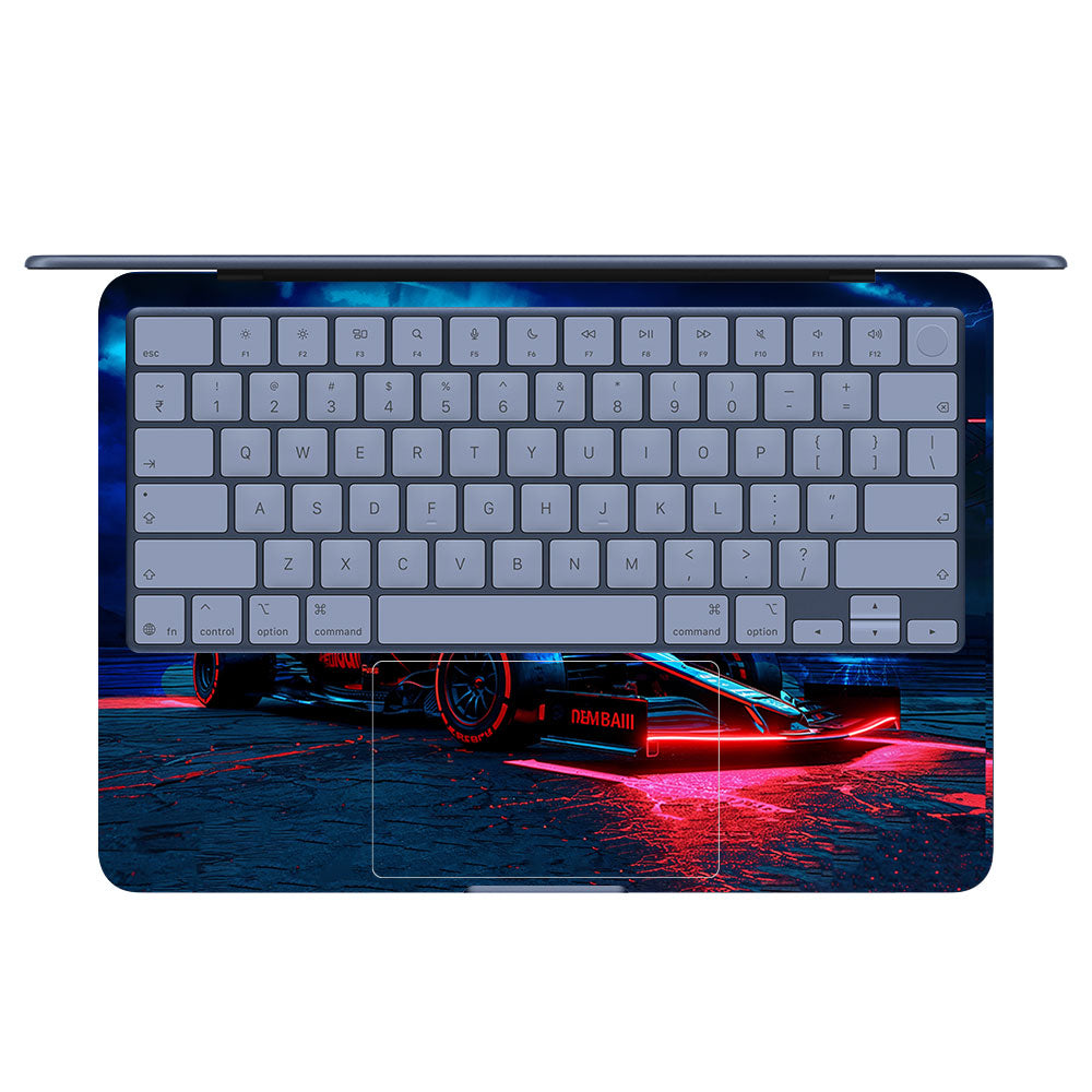 Fututristic Formula 1 MacBook Neo 13 Laptop Skin