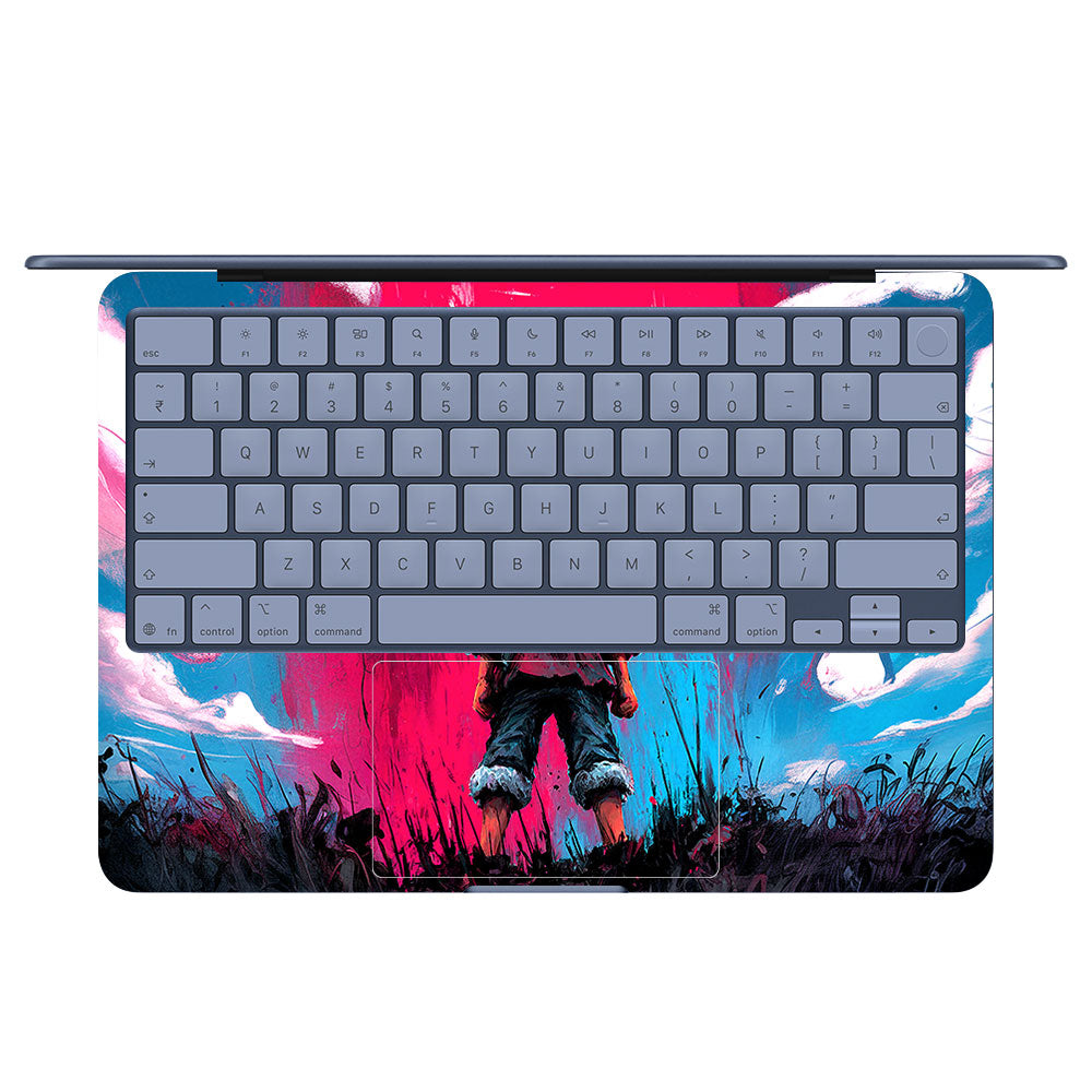 Straw Hat Graffiti One Piece MacBook Neo 13 Laptop Skin