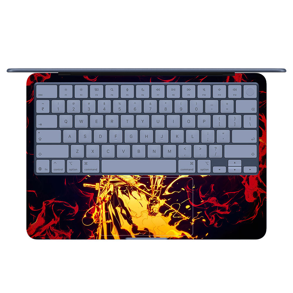 Bleach Ichigo Bankai Form MacBook Neo 13 Laptop Skin