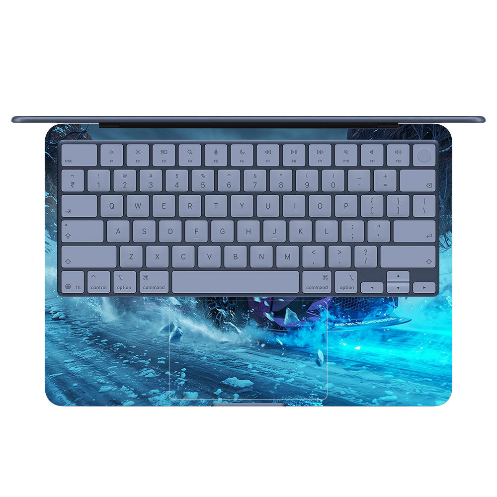 BMW Neon Drift MacBook Neo Laptop Skin