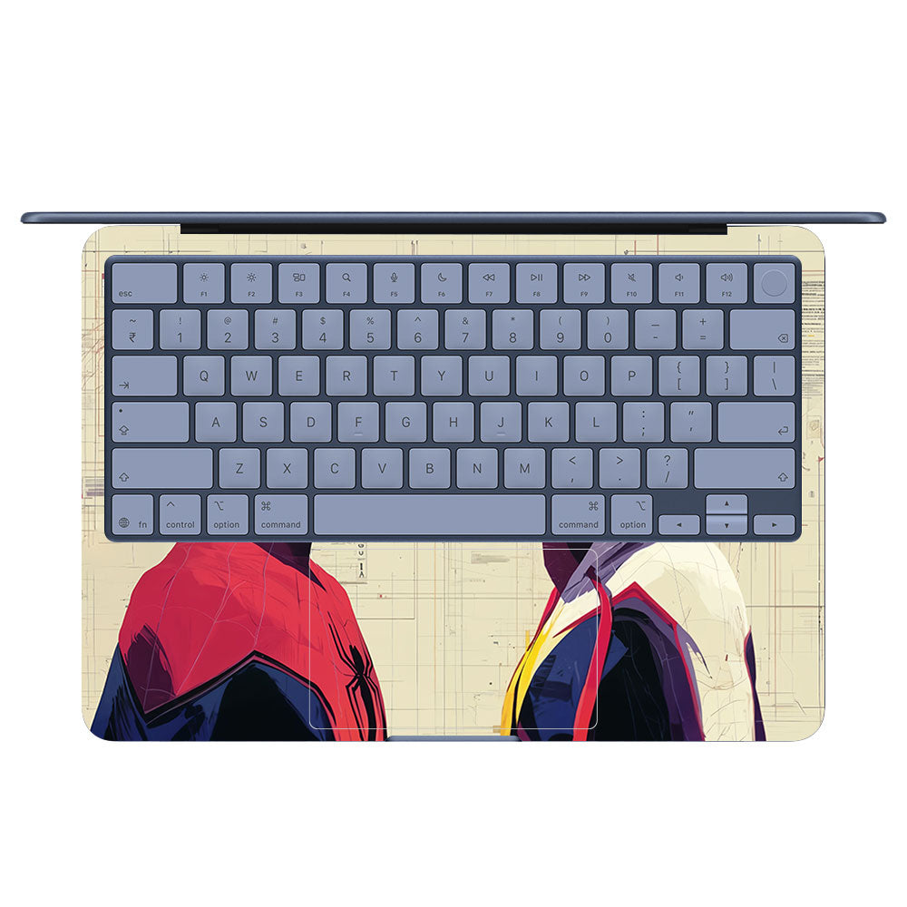 Spider Man X Spider Gwen MacBook Neo 13 Laptop Skin