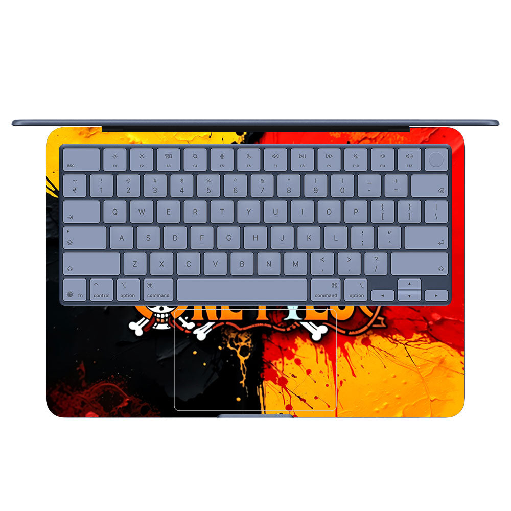One Piece Paint Splash MacBook Neo 13 Laptop Skin