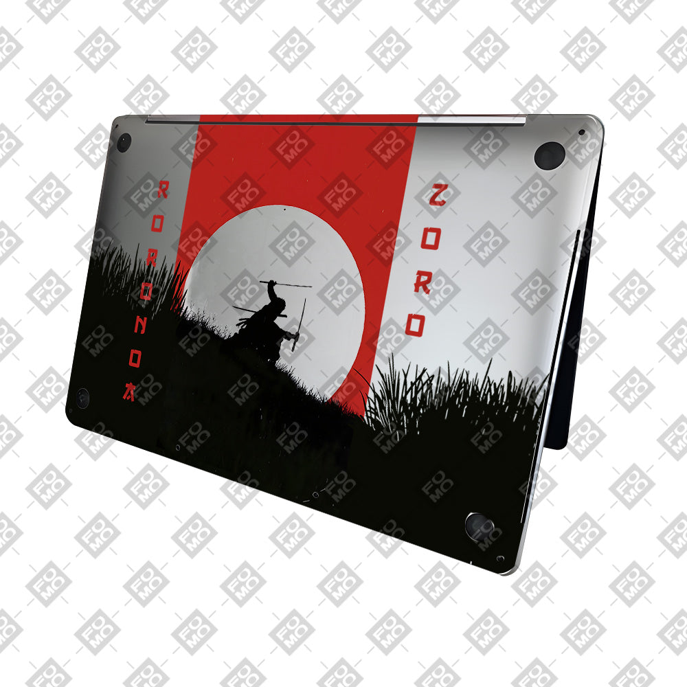Transparent Swordsman’s Resolve MacBook Neo 13 Laptop Skin