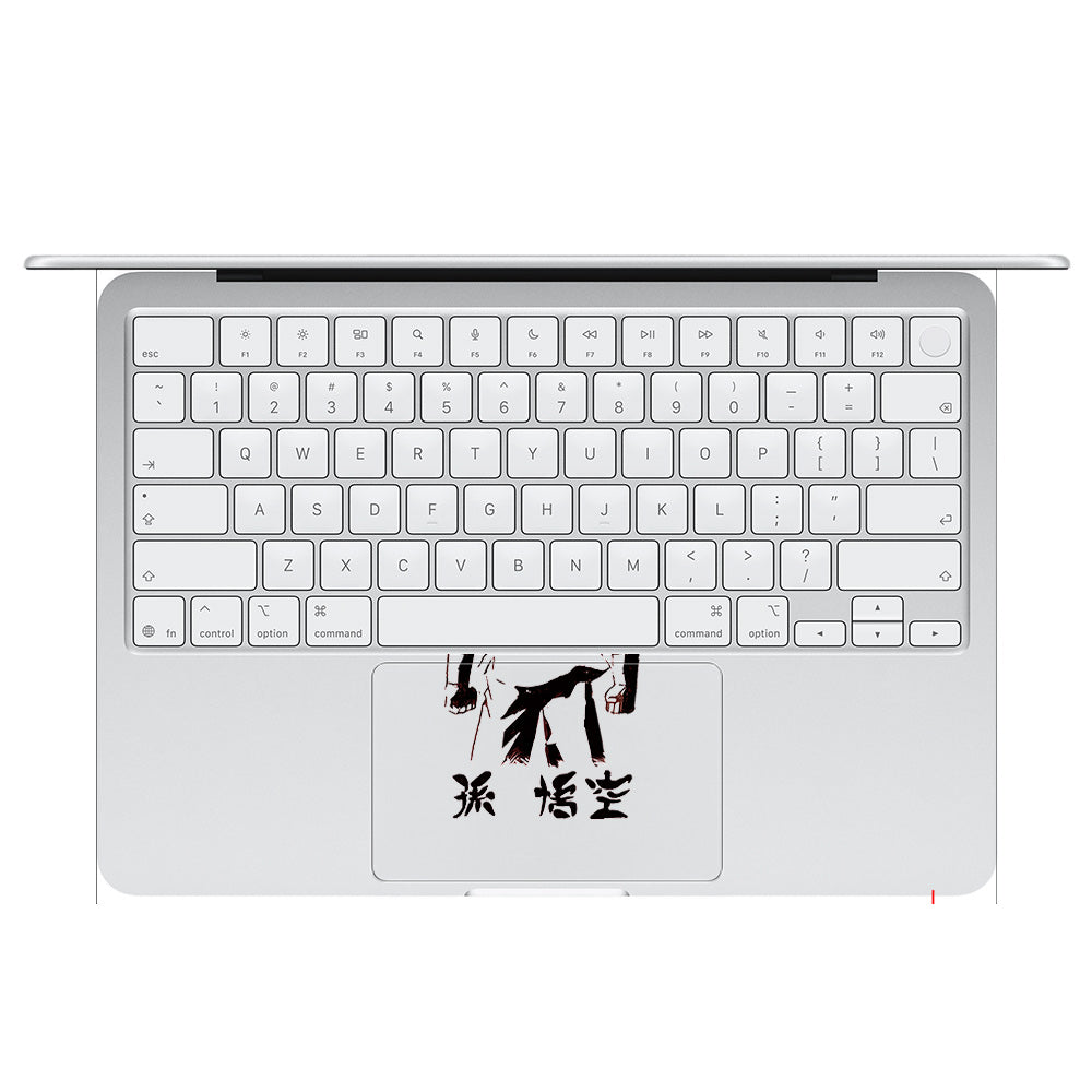 Transparent Sunset Samurai MacBook Neo 13 Laptop Skin